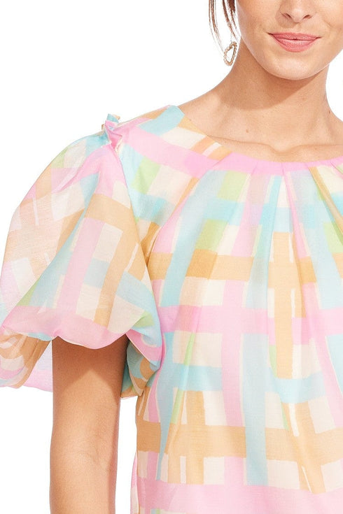 Jasmina Top - Honey Love Plaid